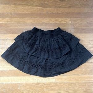 Love shack fancy black skirt